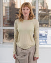 BASERANGE Classic Bamboo Fiber and Cotton Long Sleeve T-Shirt Collection Crew Neck Base Shirt French BAS-TTLS-BL-AU25-PIER GREEN (TOLS-BL-000 TTLS)